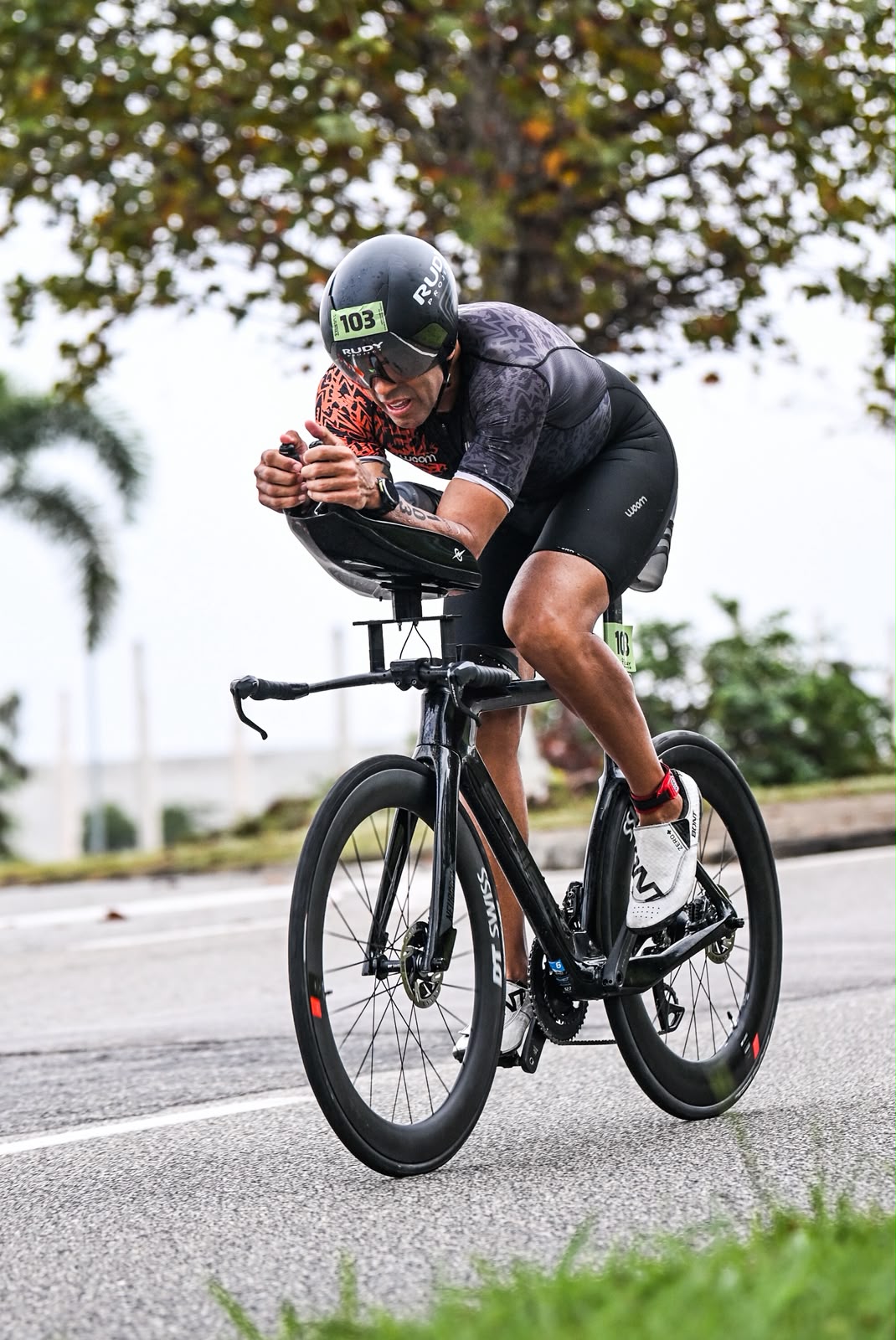 Marcelo Lopes em prova de ciclismo