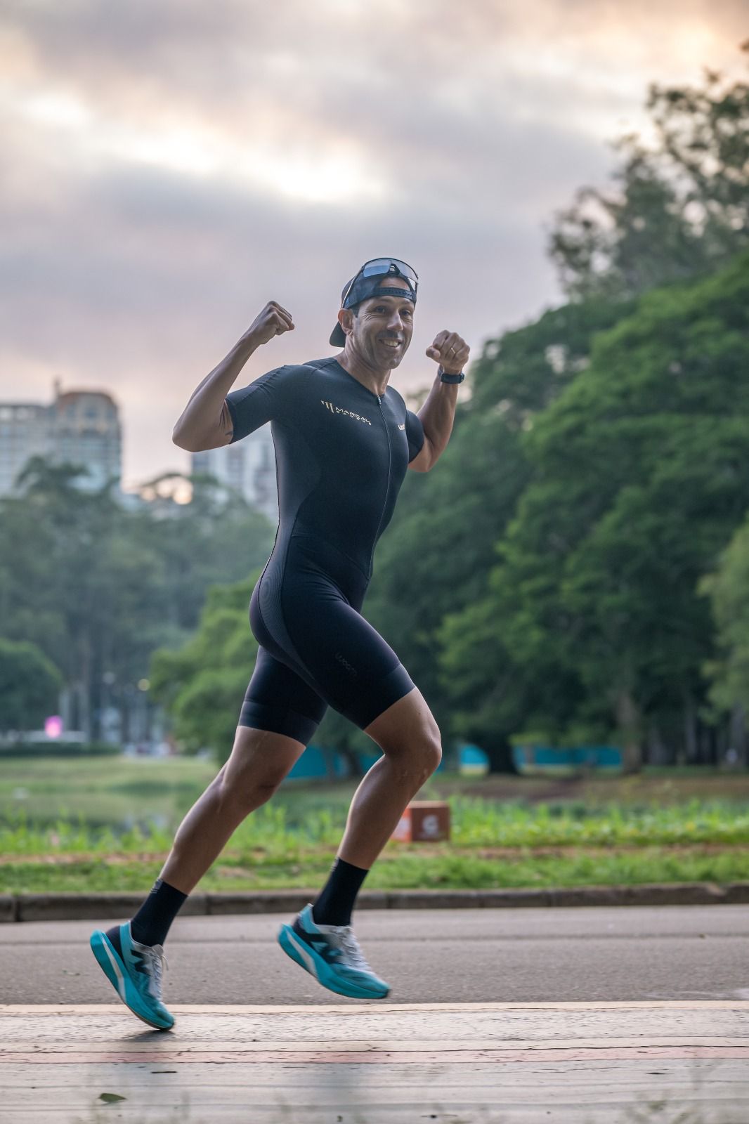 Marcelo Lopes em prova de corrida